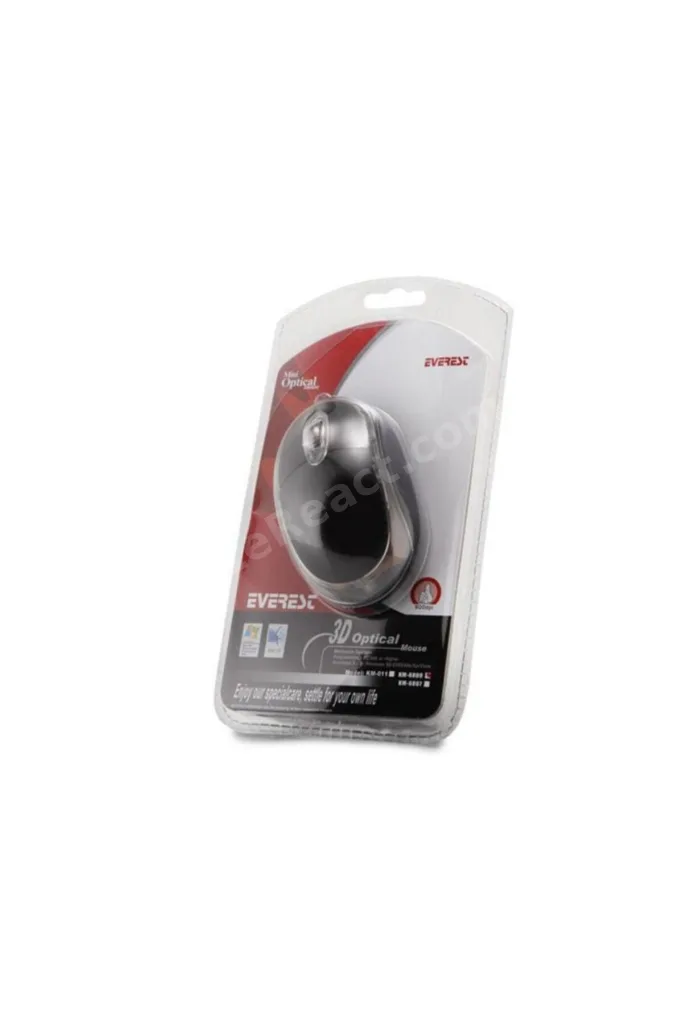 Km-6809 Usb Siyah Işıklı Optik Mouse
