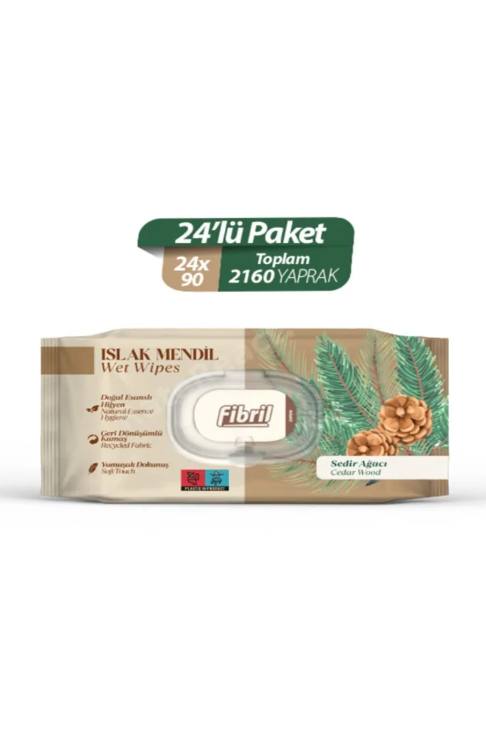 Sedir Ağacı Kokulu Serisi Set Islak Mendil 24x90 Lı Paket 2160 Yaprak