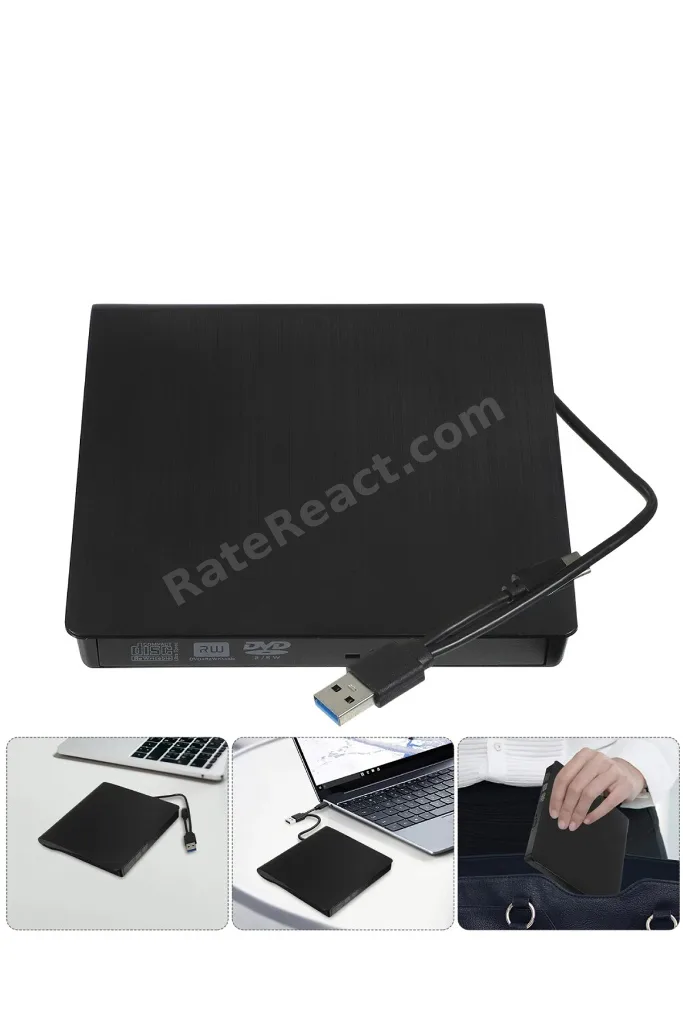 3124 Harici Dvd Rw External Taşınabilir Ultra Ince Usb 3.0 Tyce c Cd/dvd Optik Okuyucu
