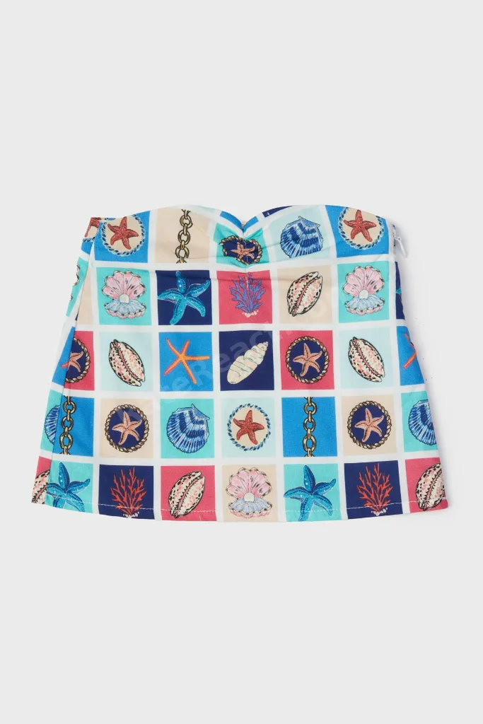 BG Store Kız Bebek Desenli Etek