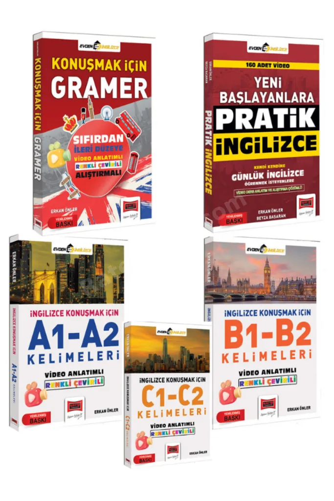 Erkan Önler İle İngilizce Öğrenme ve Kelimeler Seti Temel Orta Başlangıç
