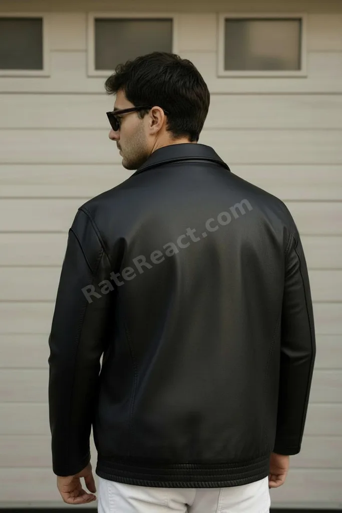 Oversize Rahat Kalıp Deri Ceket