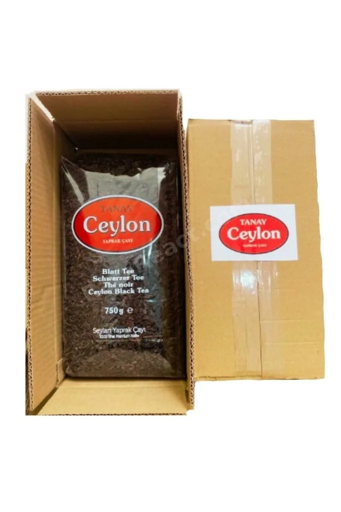 Ceylon Ithal Sri Lanka Siyah Yaprak Seylan Çayı Kaçak Çay 750 gr X 2 Adet (1.500 GR)