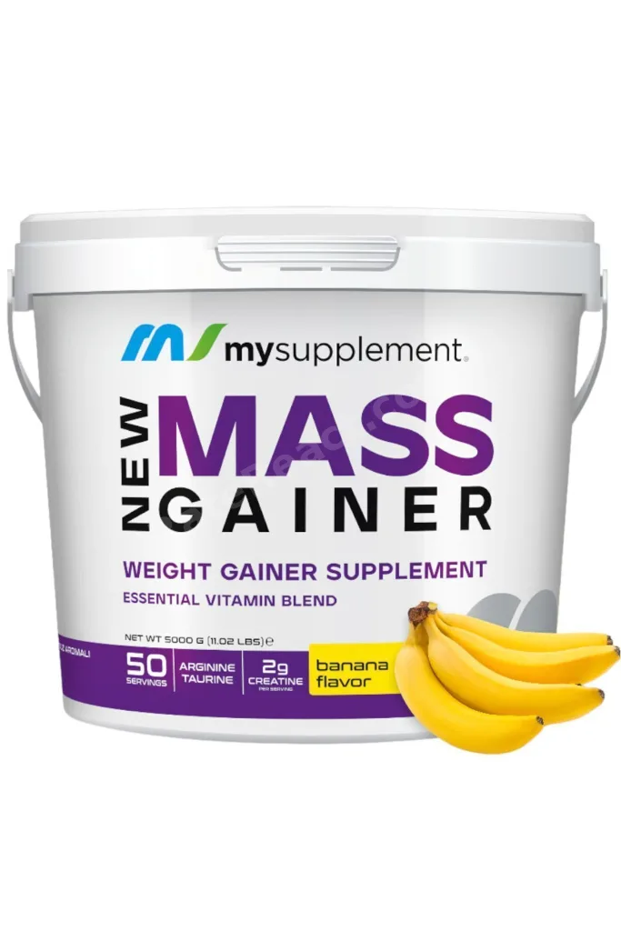 MASS GAİNER MUZ 5 kg Karbonhidrat & Protein 50 Servis