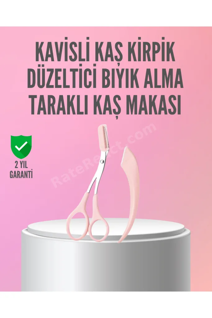 SEMEGLBL Kaş ve Kirpik Şekillirme İçin Yüz (153320) Bakım Makası