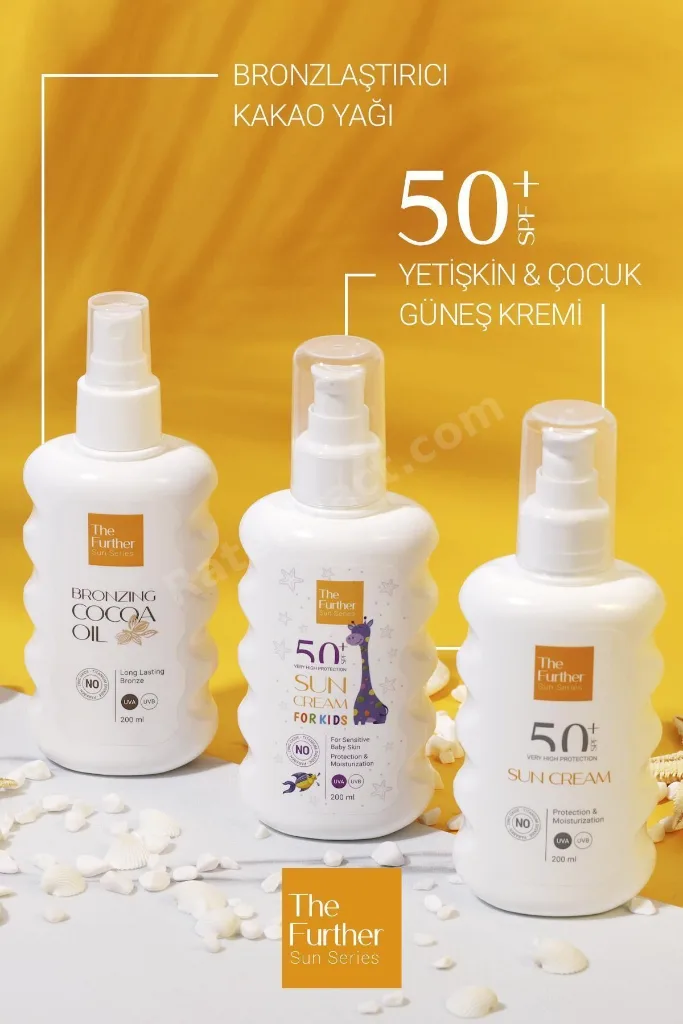 SPF 50+ Yüz ve Vücut Güneş Kremi 200 ml | Nemlendirici, Hipoalerjenik, Alerjen İçermez,