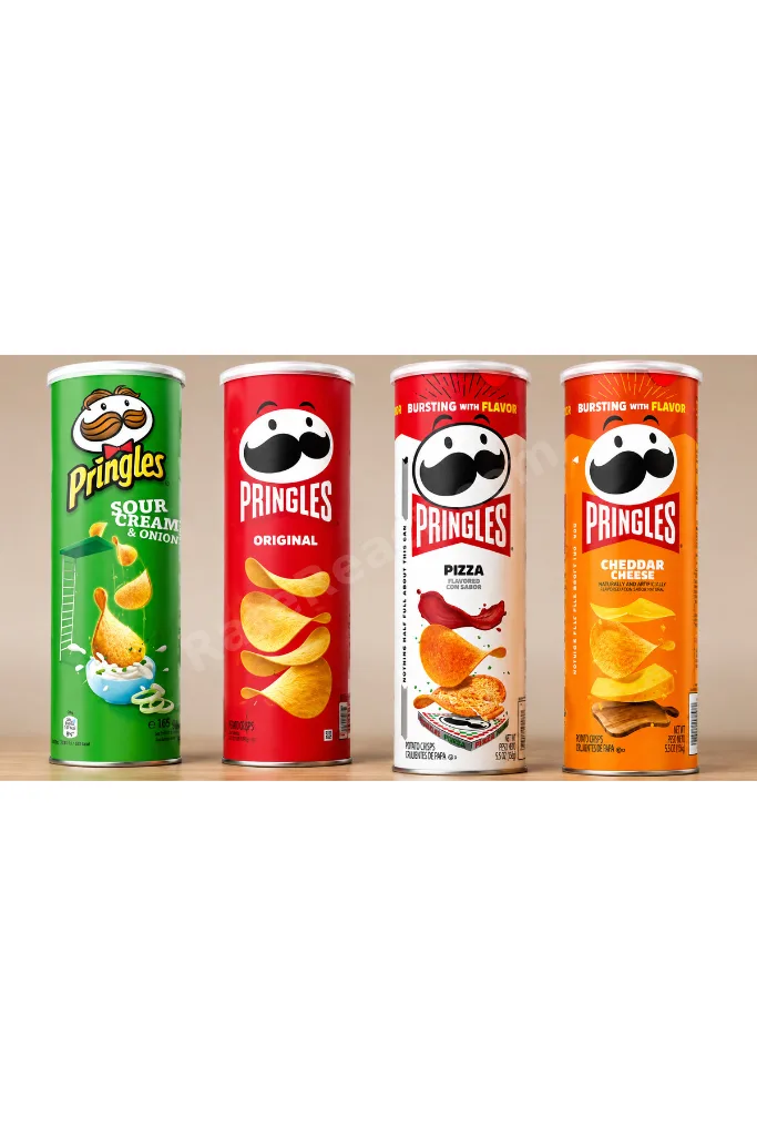 Sour cream & Original & Pizza & Cheddar cheese (4 adet )
