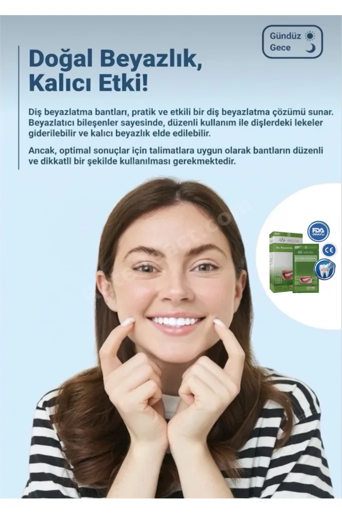 Diş Beyazlatma Bandı 28’li – Anında Etkili Beyazlatma (Teeth Whitening Strip)