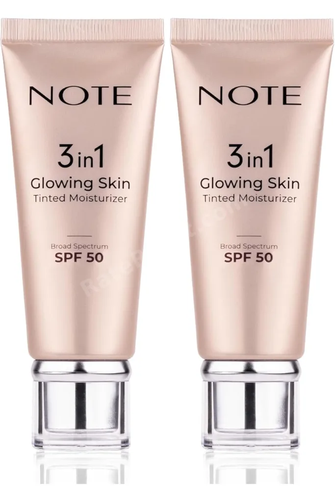 Cosmetics 3 in 1 Glowing Skin Tinted Moisturizer 50 SPF Işıltılı Aydınlatıcı Krem (2 paketi) 121982