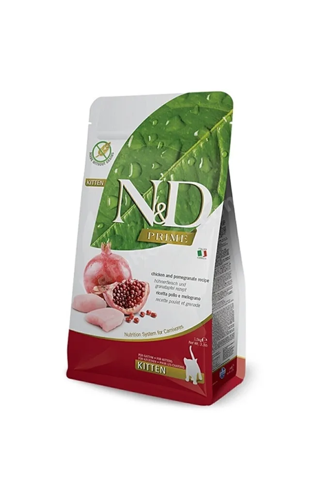 Nd Prime Kitten Tahılsız Tavuklu Ve Narlı Yavru Kedi Maması 1,5 Kg